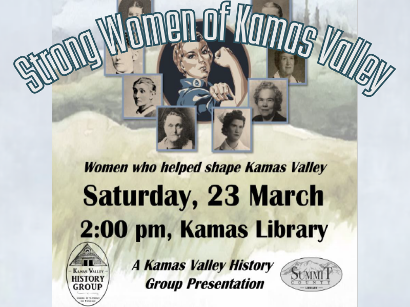 Strong Women of Kamas Valley