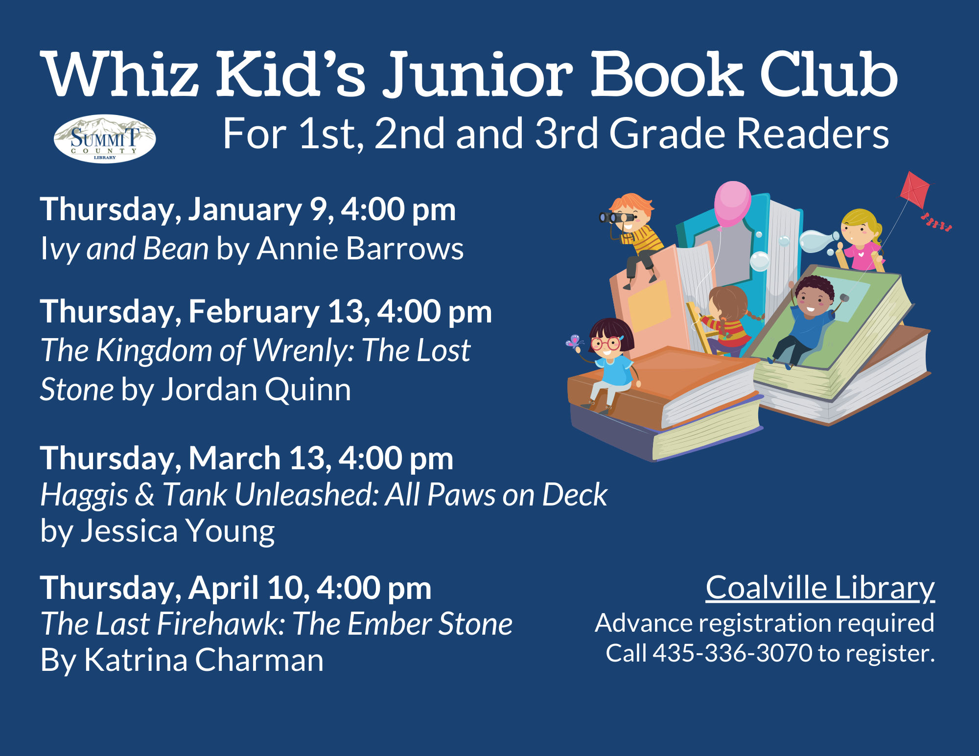 Whiz Kids Junior Book Club at Coalville