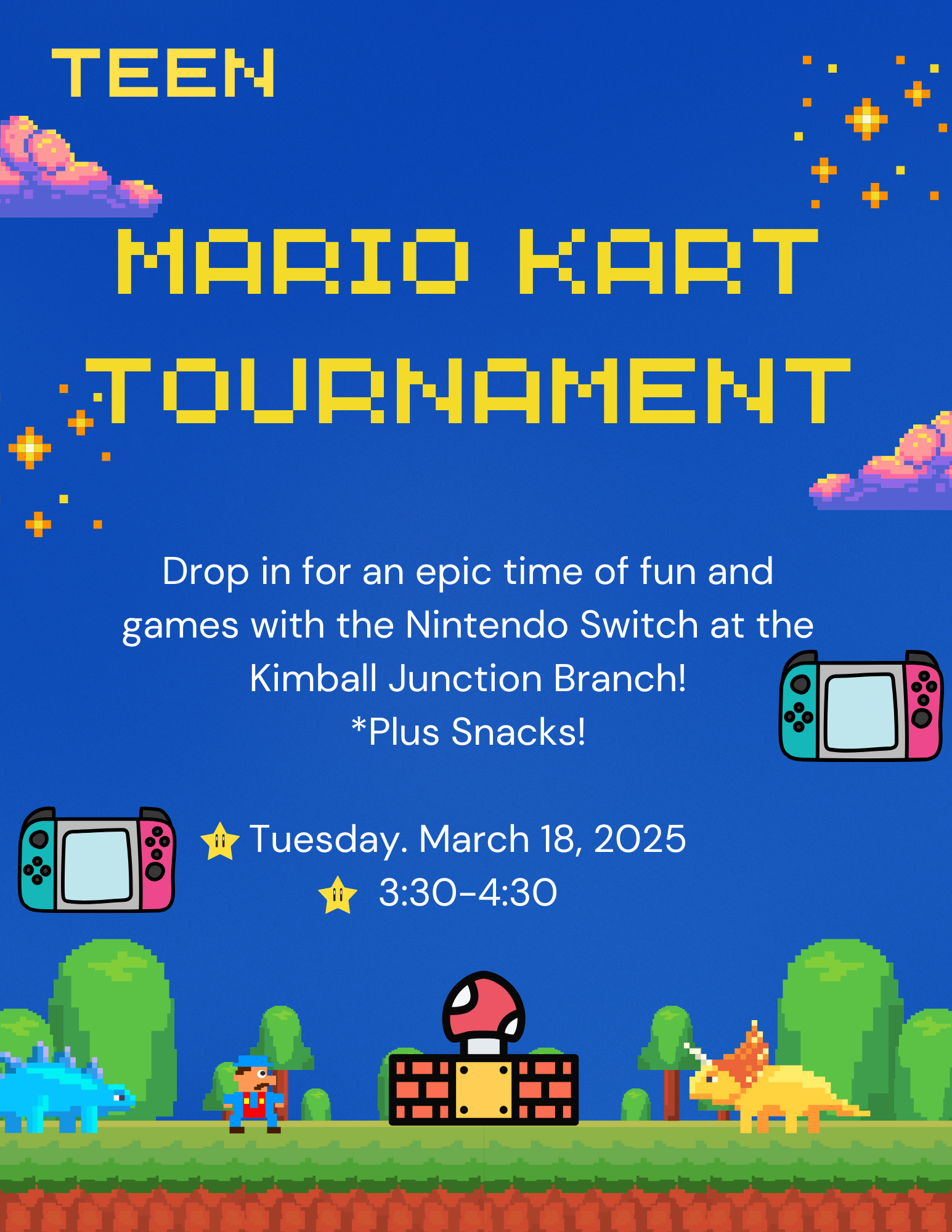 Teen Mario Kart Tournament